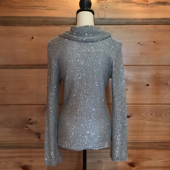 Sparkling Silver Cremieux Sweater - Picture 3 of 7